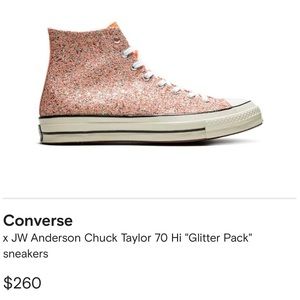 Converse x JW Anderson Chuck Taylor 70 Hi "Glitter Pack" sneakers -